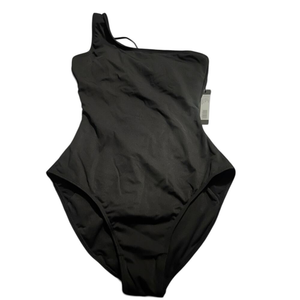 NWT TA3‎ black one sidey swimsuit size M or L